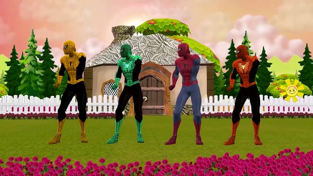 Все цвета Кинг-Конг 3D анимированные Finger семья Рифмуется Коллекция | Finger семья Рифмуется