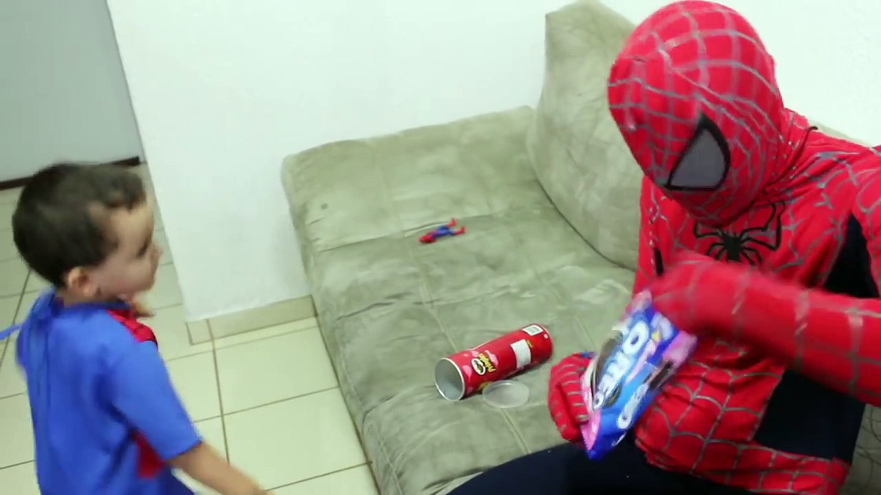 Frozen Elsa POO COLORED BALLS with Spiderman vs Joker Prank Superheroes Fun in Real Life