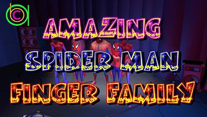 Black Spiderman Comic Finger Family | Superhero Finger Family in 3D