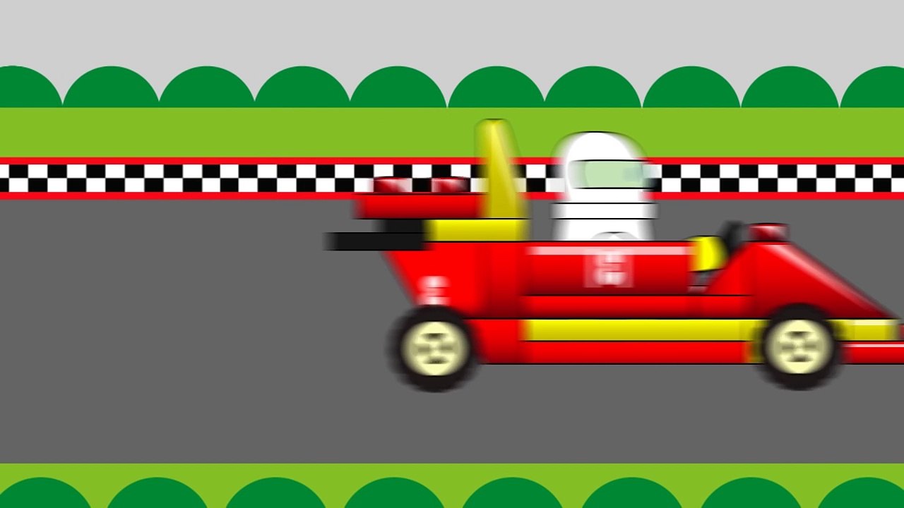 Lego Car Race Cartoons for kids | ABC Song | Wheels On The Bus | Children