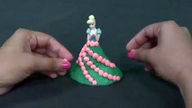 Play Doh Sparkle Dresses Disney Princess Dolls Elsa Anna Glitter Glider Play Doh Dolls