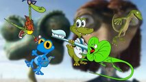 Animales de dibujos animados Dedo de la Familia de los Niños canciones infantiles | Animales Dedo de la Familia Rimas para