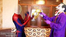 Spiderman vs Joker vs Hulk - Spiderman Loses His Head! - Becomes Invisible - Funny Superhe