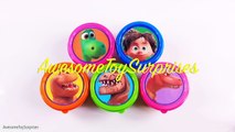 Learn Colors The Good Dinosaur Movie Playdoh Toy Surprises Spot Arlo Butch