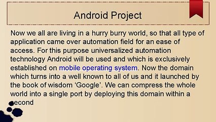 Project Center In Coimbatore