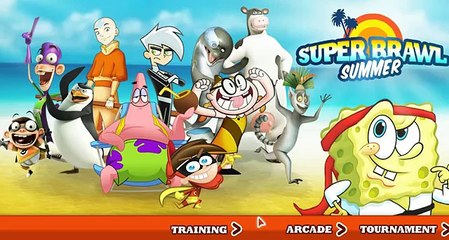 Super Brawl Summer (Губка Боб супер драки) - прохождение игры