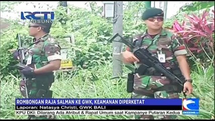 Rombongan Raja Salman ke GWK dan Nusa Dua