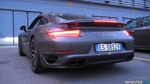 Porsche 991 Turbo S with Tubi Style Exhaust Launch Contro