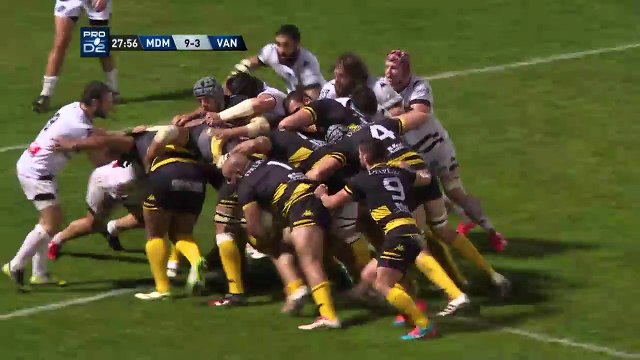 SITE OFFICIEL STADE MONTOIS RUGBY - ESSAI 1 NGAUAMO - SMR vs VANNES