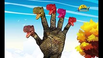 Finger Family Crazy Dinosaur Family Nursery Rhyme | Funny Finger Family Songs For Children