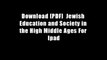 Download [PDF]  Jewish Education and Society in the High Middle Ages For Ipad