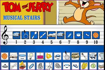 TOM AND JERRY GAME - MUSICAL STAIRS FOR KIDS