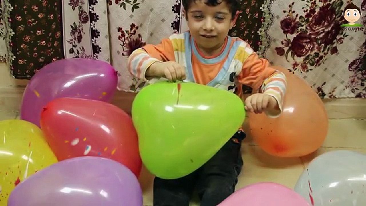 Balloons For Kids Balloons Finger Family Pop Balloons Learn Colors Fun The Balloons Popping Show