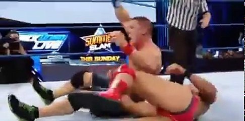 Wwe Smackdown 16 08 2016 John Cena vs Alberto del rio, but return AJ Styles look whats happen HD