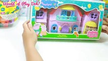 Peppa Pig Mega Bloks House With Swimming Pool And Water Slide Building ◕ ‿ ◕ Toys Videos f