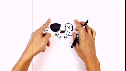 How to Draw Foxy - Five Nights at Freddy's