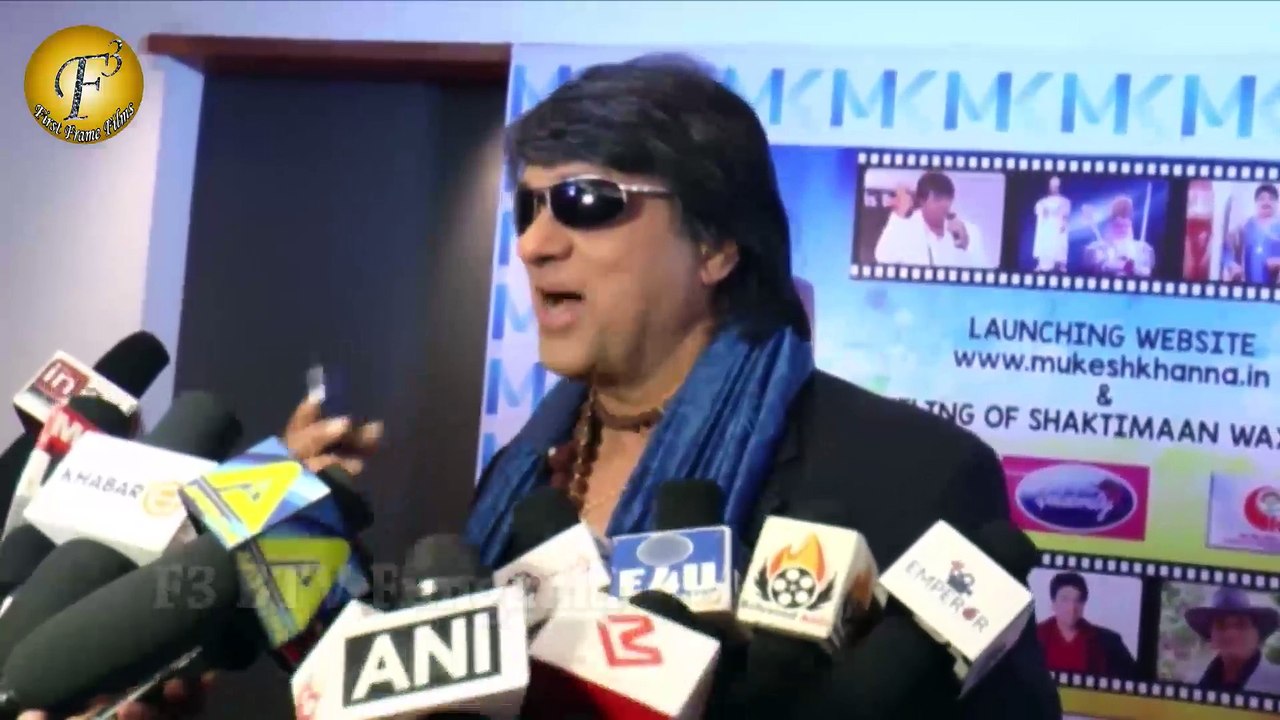 Mukesh Khanna Inaugurate His Website & Unveil Shaktiman Wax Statue