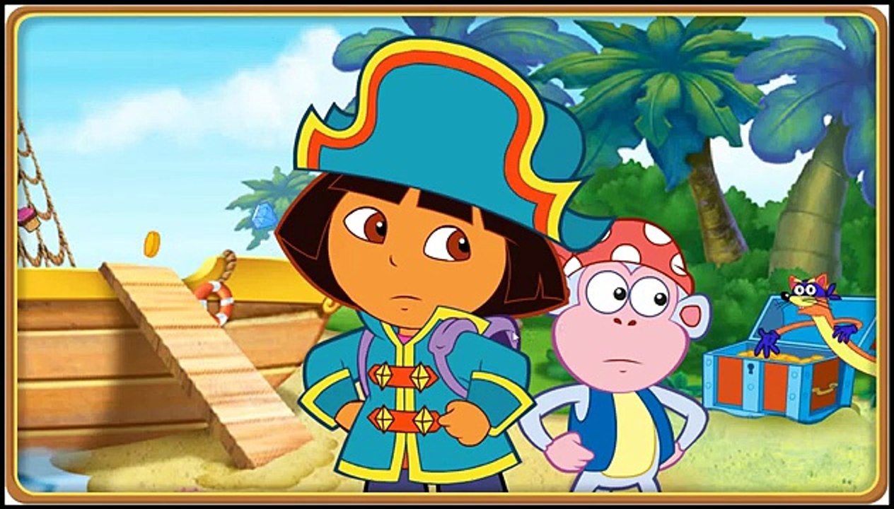 Doras Pirate Boat Treasure Hunt: Online Dora the Explorer Gameplay