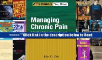 Managing Chronic Pain: A Cognitive-Behavioral Therapy Approach Therapist Guide (Treatments That