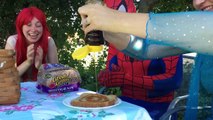 Elsa Caught In Web Maleficent Pranks Spiderman Hulk Ariel Funny Superhero Kids In Real Lif