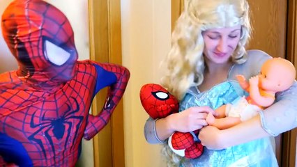 Spiderman vs Werewolf & Power Ranger In Real Life w/ Pink Spidergirl & Frozen vs Vampire &