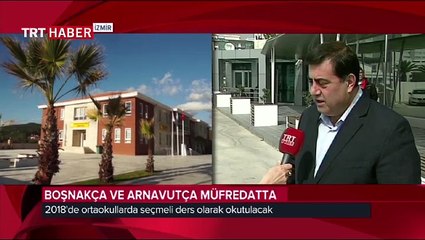 Boşnakça ve Arnavutça seçmeli ders oluyor