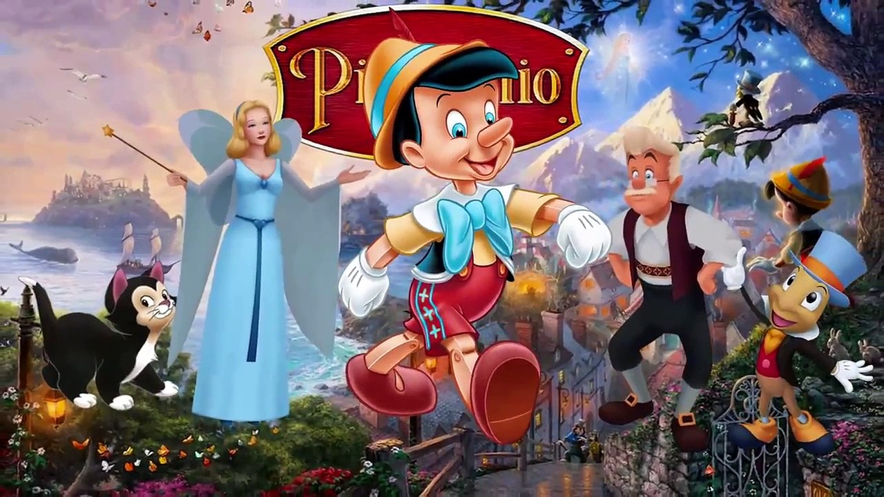 Pinocchio new Finger Family Nursery Rhyme for Children 4K Video