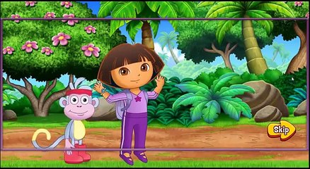 Juego de caricatura. Dora La Exploradora Fantástico De La Gimnasia De La Aventura. Episodios completos en inglés