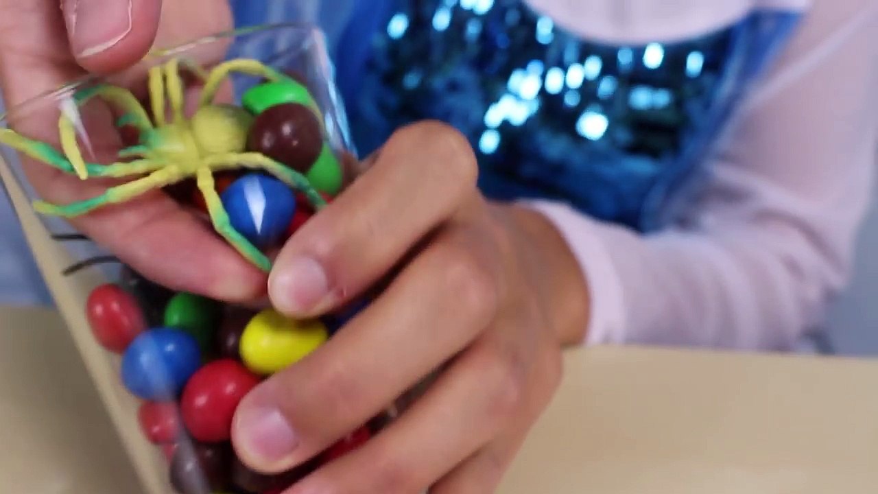 SPIDER IN MOUTH! Lego Batman Pranks Batman vs Giant Spider Worms Sandwich Superheroes IRL