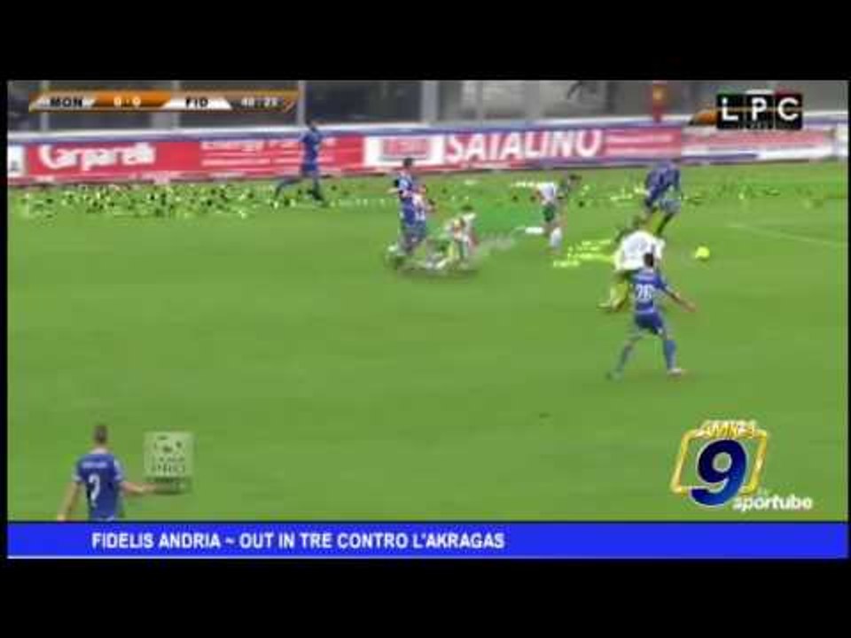 Fidelis Andria |  Out in tre contro l'Akragas