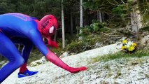 Человек-паук против зла Человек-Паук против человека-паука Супергерои замороженные Эльза Русалочка удовольствие в реальной жизни
