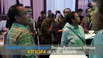 Menteri Luar Negeri Tinjau Persiapan Venue KTT IORA di JCC