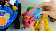 peppa pig play doh mickey mouse surprise eggs frozen cars