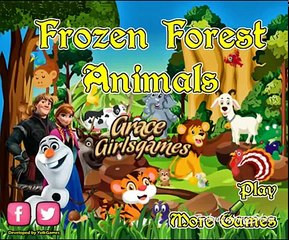 Congelados Animales Del Bosque: Encontrar Congelado Animales Del Bosque! Juego De Objetos Ocultos | Niños Juegan En El Palacio De