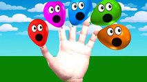 1 Hours Wet Balloons Learn Colours Compilation | Finger Family and More Nursery Rhymes Kid