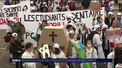 Santé : manifestation des dentistes pour leurs tarifs
