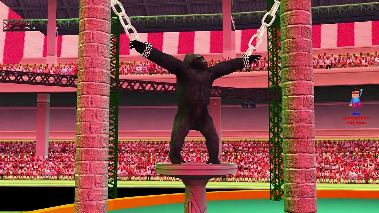 Colors Horse Vs Gorilla Finger Family Rhymes | Horse Vs Elephant Vs Gorilla Finger Family