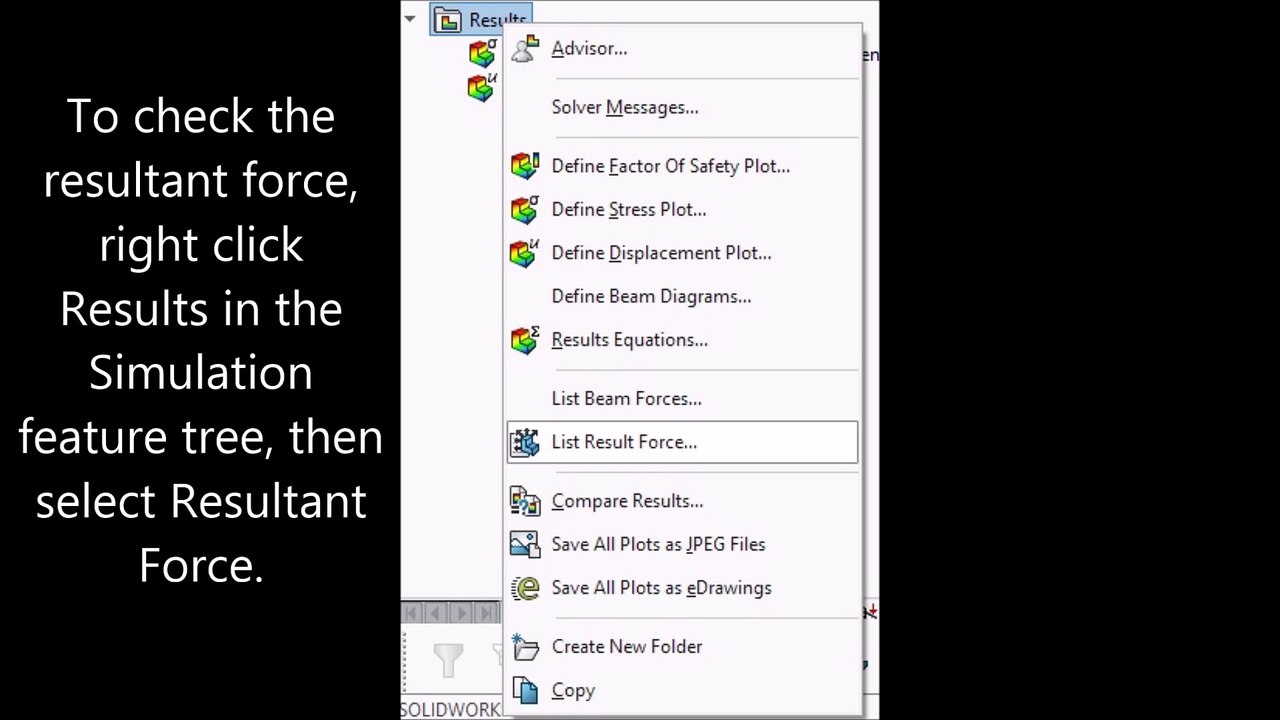 SolidWorks Simulation Tutorial: Combined Loading (Mechanics of Materials)
