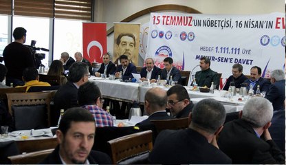 MEMUR SEN İL DİVAN TOPLANTISI . KALKAN “ÇİFT BAŞLILIĞA SON VERMEK İÇİN EVET DİYECEĞİZ”
