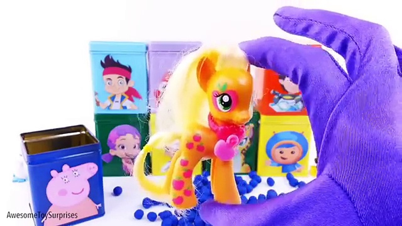 Disney Junior PJ Masks DIY Cubeez Play-Doh Surprise Eggs Learn Colors Dippin Dots Candy Sk