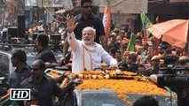 Large crowds throng Varanasi for Modi's road show