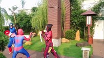 #SPIDERMAN vs SCREAM! w/ GhostFace FUNNY PRANK Spiderman Real Life Superhero Fun IRL