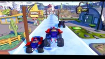 Monster Trucks For Children Videos Spiderman Trucks For Children Racing Kids Cartoon Video