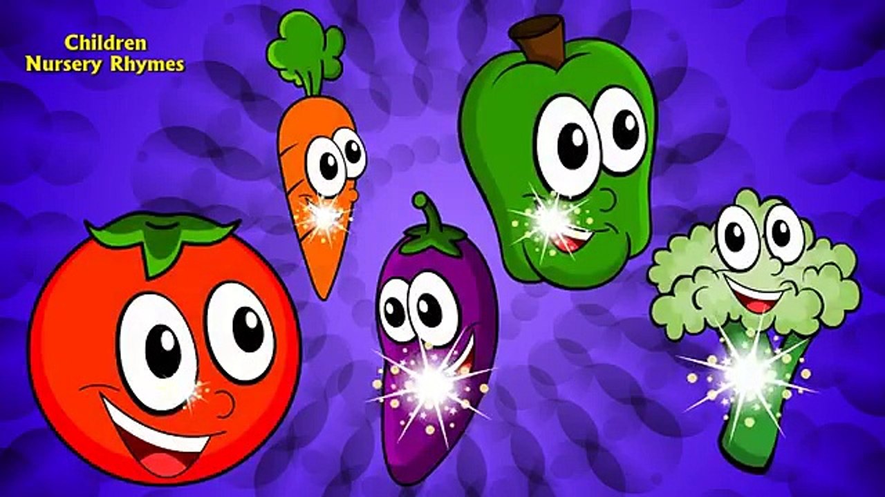 The Finger Family Vegetable Family Nursery Rhymes | Vegetable Finger Family Songs