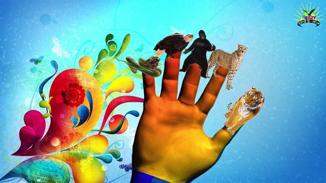 Lion , Gorrilla Daddy Finger Song | Dinosaurs Finger Family Nursery Rhymes | Dinosaurs 3D Animation