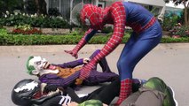 1.2.3. fly Spiderman SAW Giant CRAB!!! Superheroes Fun Joker Venom Hulk Children Action Mo