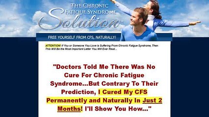 Chronic Fatigue Syndrome Solution & Free 3 Months Coaching