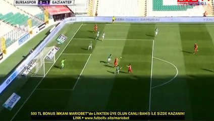 Marcinho Goal HD - Bursaspor 0-1 Gaziantepspor 04.03.2017