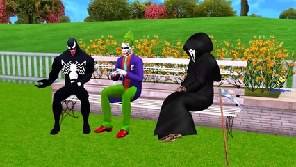 Spiderman Hulk Frozen Elsa Vs Joker Scream Venom Killer Clown Breaks Into House Fun SuperH