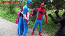 Spiderman Frozen Marvel Superhero Real Life!Spiderman Vs Hulk, Elsa ! Funny Superheroes in